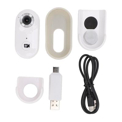 Экшн-камера для питомцев, широкоугольная 90 градусов, 1080P 2MP, Wi-Fi, носимая камера с задним зажимом, резьба 14 дюймов