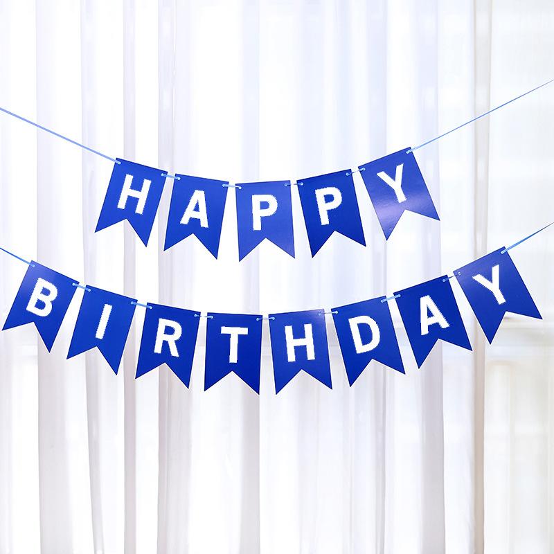 13 шт./упак. золотые блокирующие баннеры с днем рождения, набор флажков в виде рыбьего хвоста для самостоятельного изготовления детских инструментов для украшения дня рождения