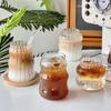 Glass Drinkware Latte Coffee Glass Cold Coffee Cup Iced Juice Milk Water Bottle Aesthetic Cup Wine Cocktail Glass Vaso De Vidrio