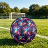 1pc Rainbow Starry Sky Theme Soccer Ball Football, Size 5, Lightweight PVC, Outdoor Training Soccer Ball,Gift j61451