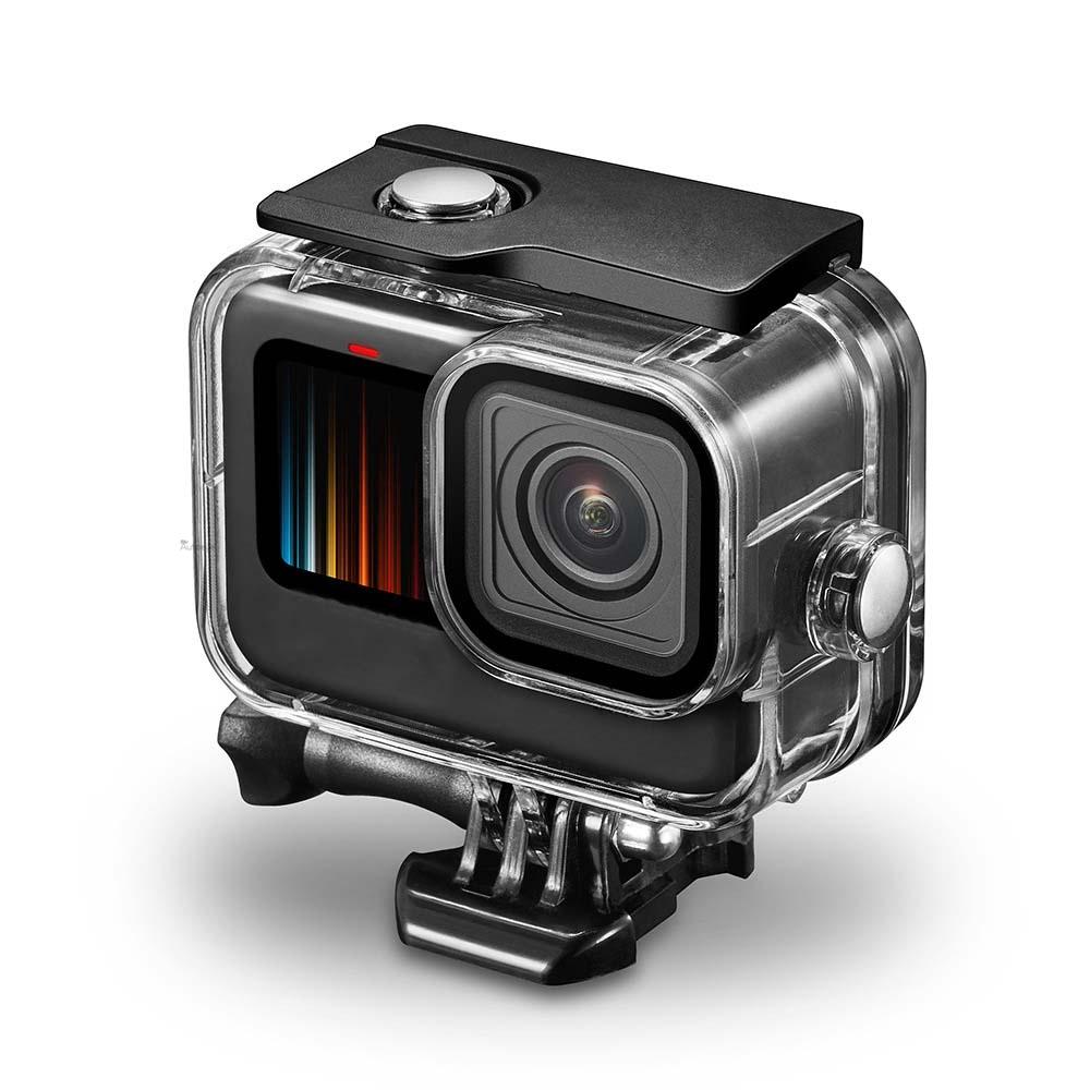 Водонепроницаемый кейс-корпус GoPro Hero 13 12 Black Защитный чехол для дайвинга Подводный чехол для погружения 60M Для Go Pro 9 10 11 Аксессуар GoPro