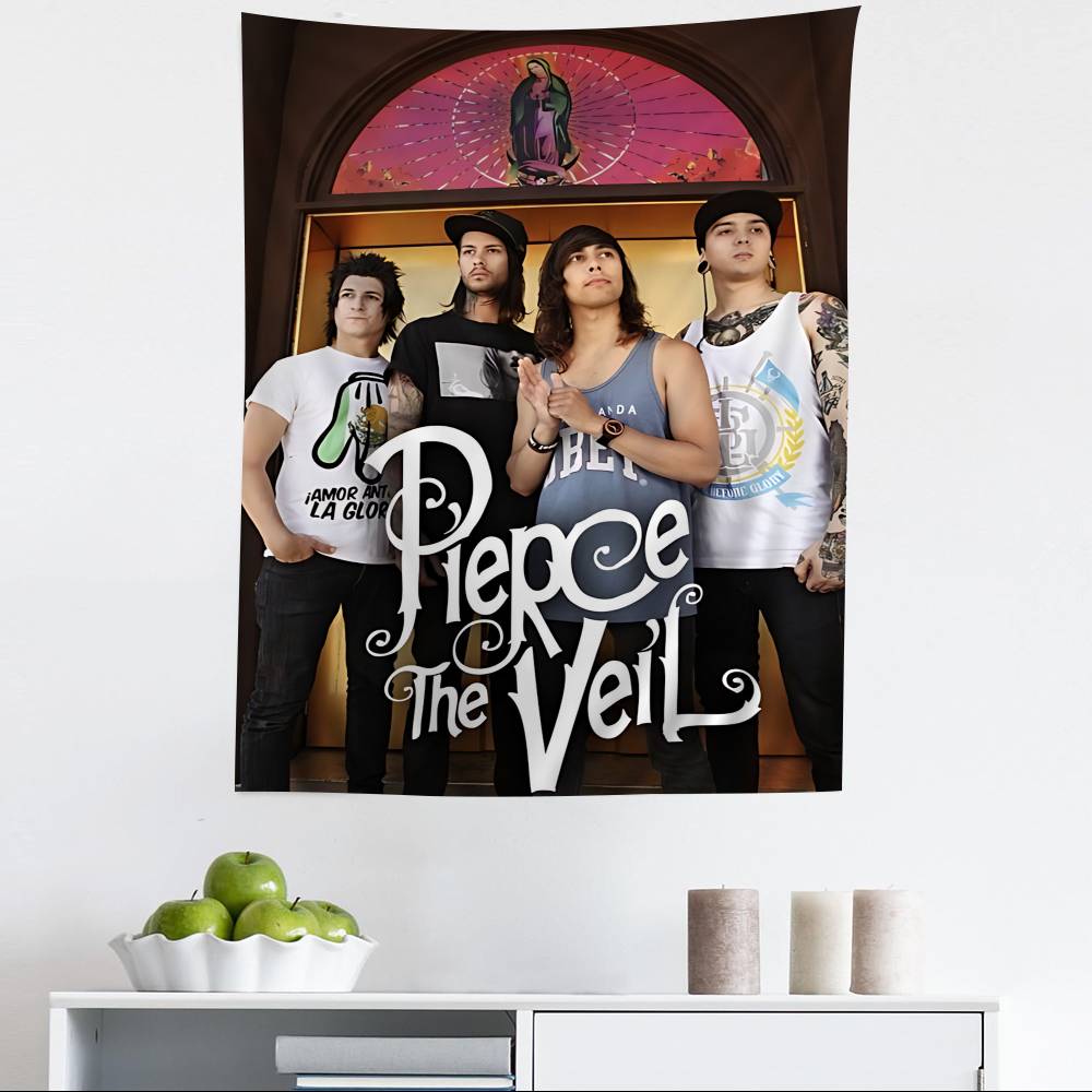 Rock Band PPierce The VVeil Hanging Bohemian Tapestry Bohemian Wall Tapestries Mandala Cheap Hippie Wall Hanging