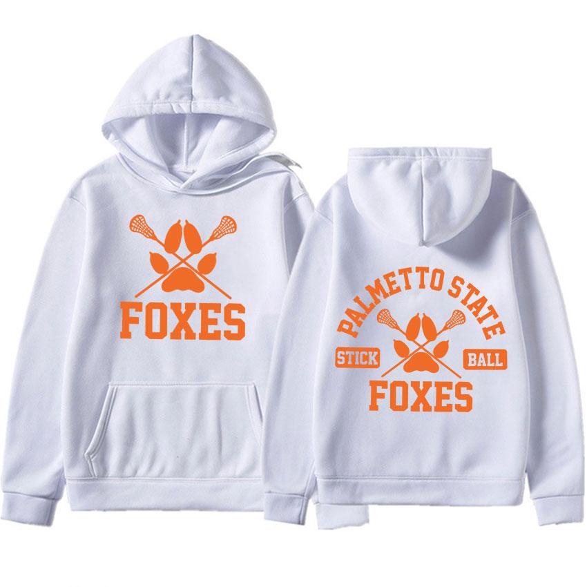 FOXES PALMETTO STATE Принт Худи Мужское Женское Модное Уличное Повседневное Спортивный костюм Оверсайз Трендовый Дизайн Свободное Худи