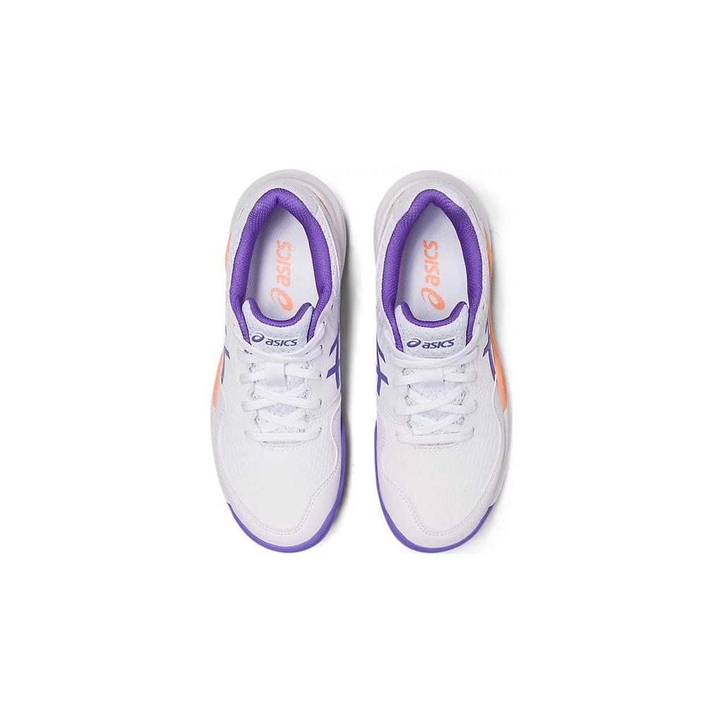 Asics Кроссовки для тенниса Gel Resolution 9 Низкие Детские Тренировочные Кроссовки Белый Фиолетовый Детские 1044A067-101