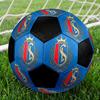 Standard Liege Soccer Ball Size 5 Colorful Machine Stitched PVC Competition Ready Durable High-Bounce