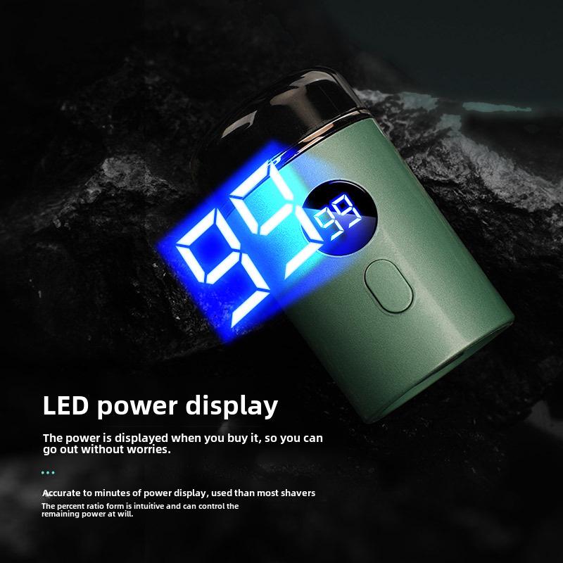 Компактная мужская электробритва - Полностью моющаяся, Суперчистая, Портативная для путешествий
