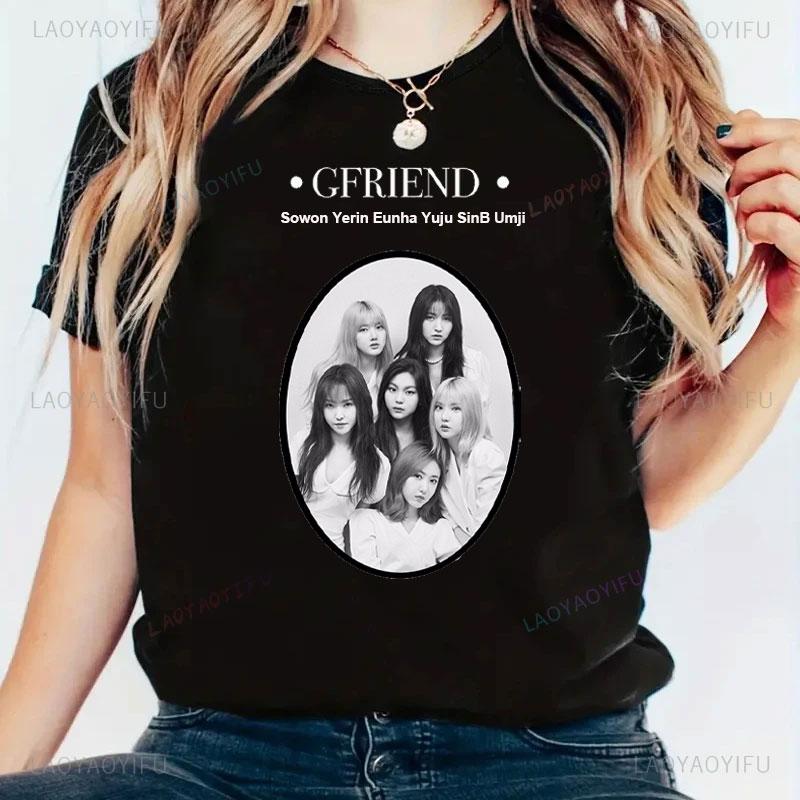 Футболка Gfriend Унисекс Женская Детская Gfriend Kpop K Pop Корея Музыкальные фанаты подарок для девушки одежда популярные футболки