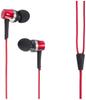 Audio-Technica ATH-CKR30 RD Wired In-Ear Earphones, SoundReality, Red
