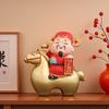 Decorative Ornament Year of The Horse Lucky Treasure Lucky Ornament God of Wealth  Living Room