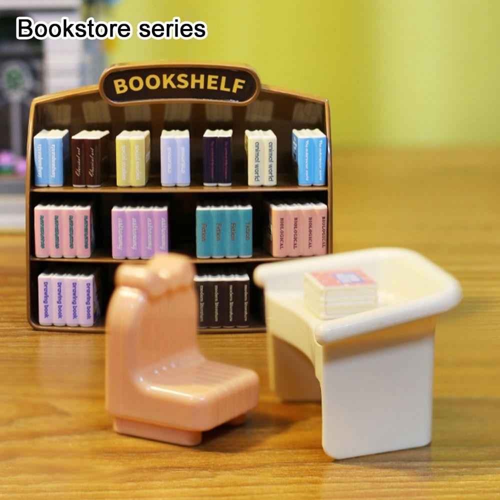 10Styles Dollhouse Miniature Bed 1/12 Chairs Model Toys New Accessories Dollhouse Decoration
