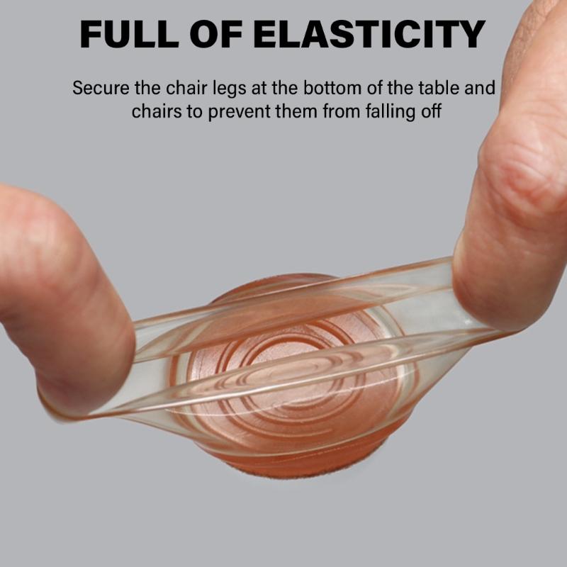 20pcs Furniture Feet Covers Noise Reducing Chair Socks Protective Chair Leg Tips Not Slip Glides Set for Wood Floor