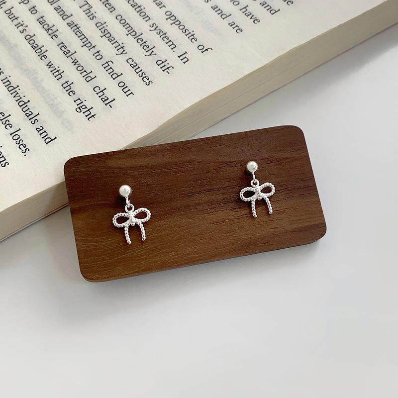 Нежные серьги-бантики в виде солений для женщин, милые и симпатичные серьги в стиле Ins Niche