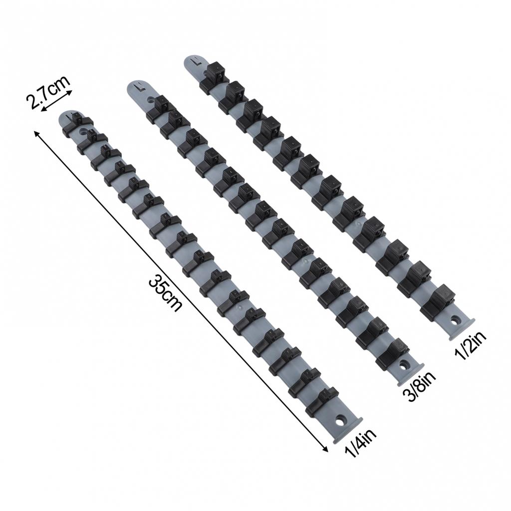Органайзер для держателей торцевых головок для удобного и надежного хранения торцевых головок