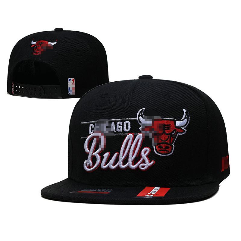 Баскетбольная кепка NBA Bulls, хип-хоп кепка для мужчин и женщин, кепка с вышивкой и плоским козырьком, уличная шляпа для защиты от солнца, модная кепка с широкими полями