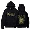 ACDC Alphabet Pattern Men's Hoodie Autumn Winter Brand Hoody Y2K Clothes Vintage Fashion New Casual Unisex Long Sleeve Pullovers
