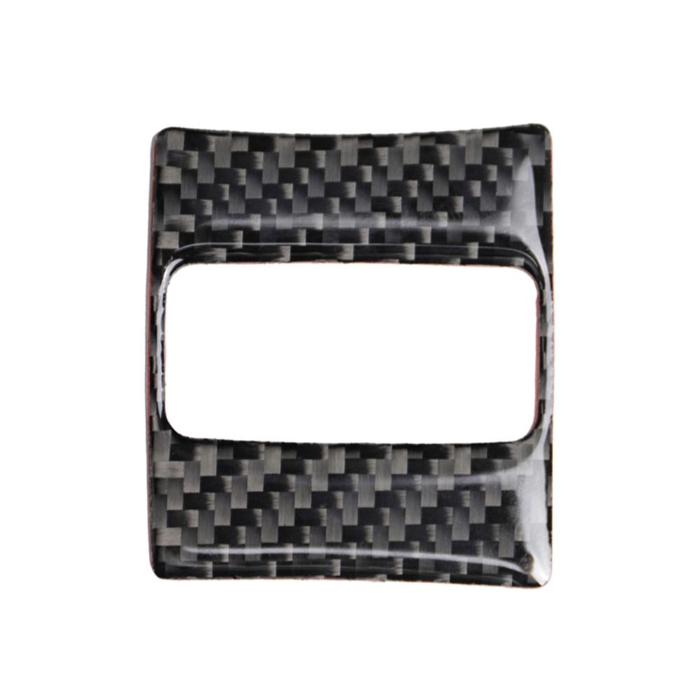 Carbon Fiber Style Car Accessories Interior Warning Lamp Button Trim Cover ABS For Mazda 3 Axela 2013 2014 2015 2016 2017 2018