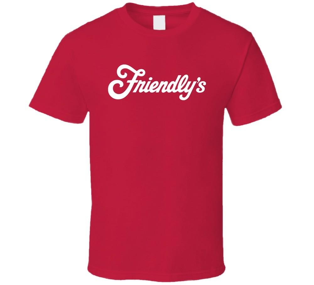 Логотип мороженого Friendlys Крутая футболка