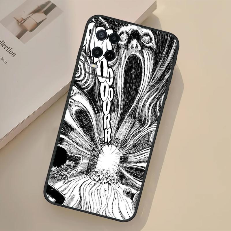 Чехол в стиле Хоррор Манга для Oppo A94 A74 A54 A80 A60 A40 A18 A38 A58 A78 A98 A96 A76 A16 A15 A17 A57 A77 A5 Pro