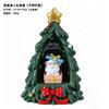 Resin Christmas Tree Decor Figurine Holiday Home Gift Kids Living Room Festive Ornament