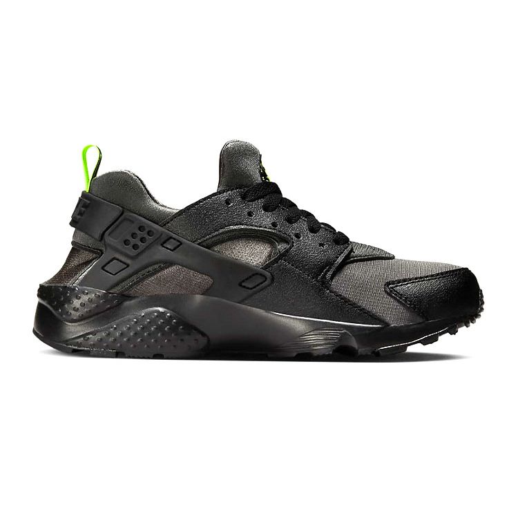 Nike Кроссовки Air Huarache Run GS Iron Grey Volt Kids черные DZ5632-001
