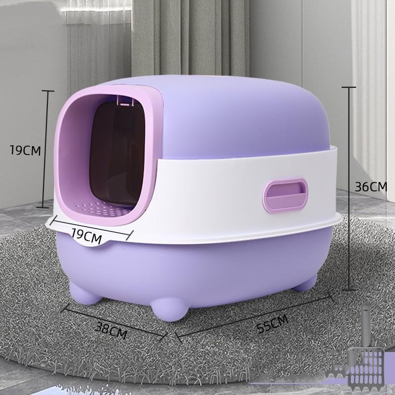 Большой размер кошачьего туалета, полностью закрытый туалетный лоток, автоматическая дезодорация, УФ-закрытый кошачий туалет, чистящие средства для кошек