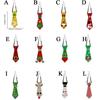 Adjustable Christmas Tree Felt Tie 12 Types Snowman Elk Tie Felt Christmas Ties  Merry Christmas