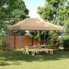 VidaXL Collapsible Pop-Up Party Tent Beige 410x279x315 Cm, Tent, Awning Tent, Gazebo Awning, Gazebo Tent, 4005007