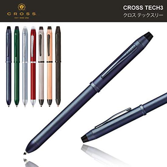 Cross Tex3 Pen Brushed Rose Officially Imported Multi-Purpose NAT0090-20ST Gold,
