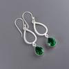 Chrome Diopside Gemstone 925 Sterling Silver Jewelry Handmade Earrings 1.90" EE-16-7