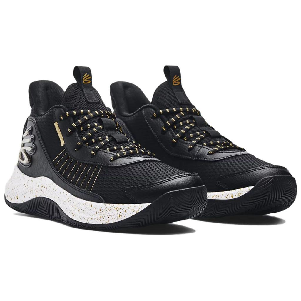 Under Armour Curry 3Z7 Black Metallic Gold Men Sneakers 3026622-001