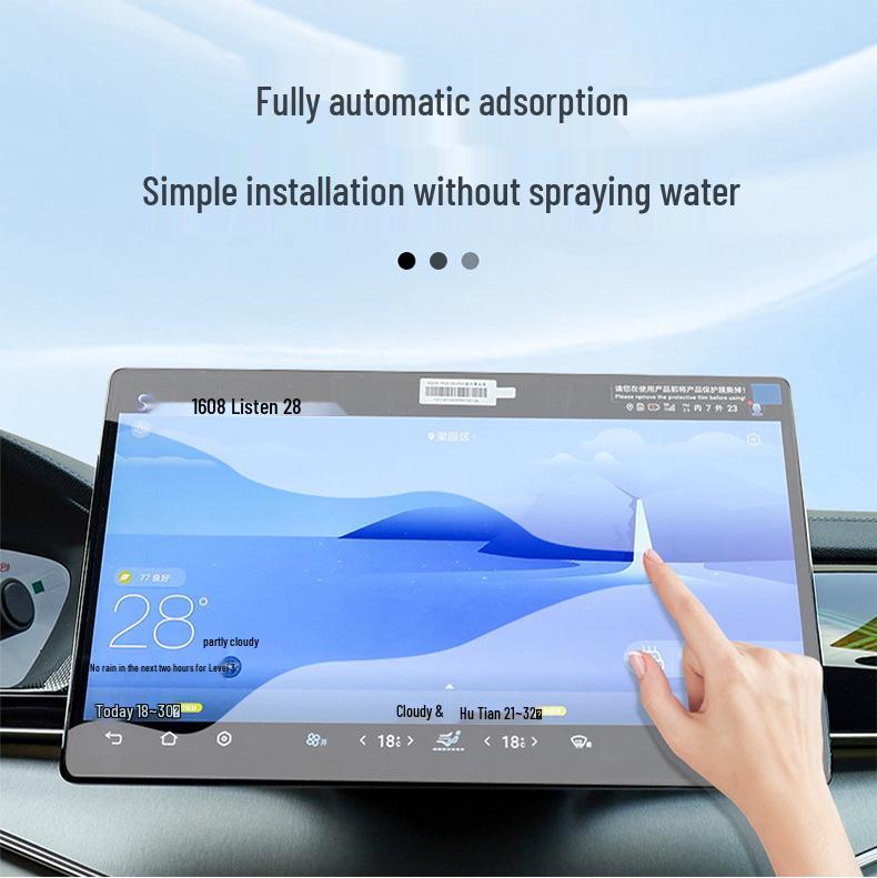Набор защитных пленок для экрана консоли и навигации Chery Fengyun T11