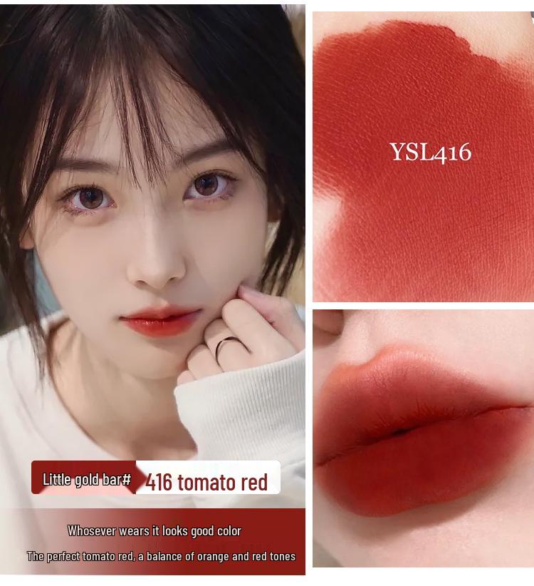 Набор помад YS Luo Jiakou Gold & Little Black Bar (1966 21, 314, 302) - Оригинальная косметика YSL для женщин