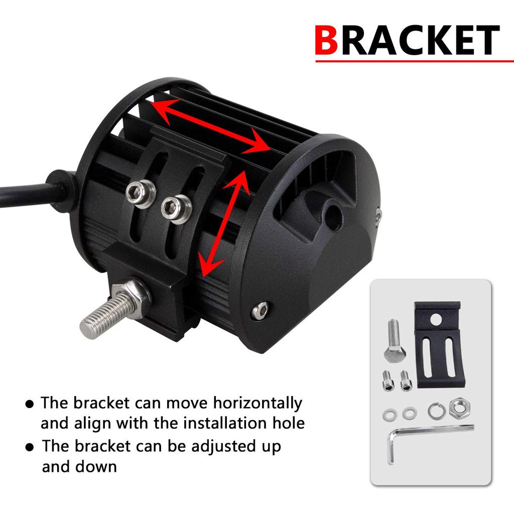 SKYWORLD Светодиодная панель, дополнительная противотуманная фара для автомобиля, 60 Вт, рабочее освещение, 12 В/24 В, для квадроциклов, внедорожников, морских судов, комплект из 2 шт.