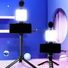 Портативный Настольный Простой Держатель для Телефона Комплект Штатива для Микрофона для Прямой Трансляции Светодиодная Заливающая Лампа для Всех Смартфонов Крепление для Записи в Прямом Эфире