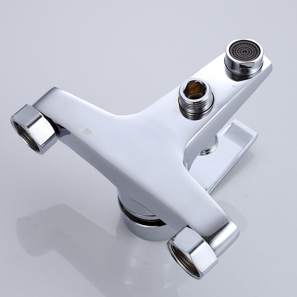 Медь Цинк Цинковый сплав Тройной смеситель для ванны Переключатель Тройной смеситель горячей и холодной воды Кран для ванной комнаты Душ