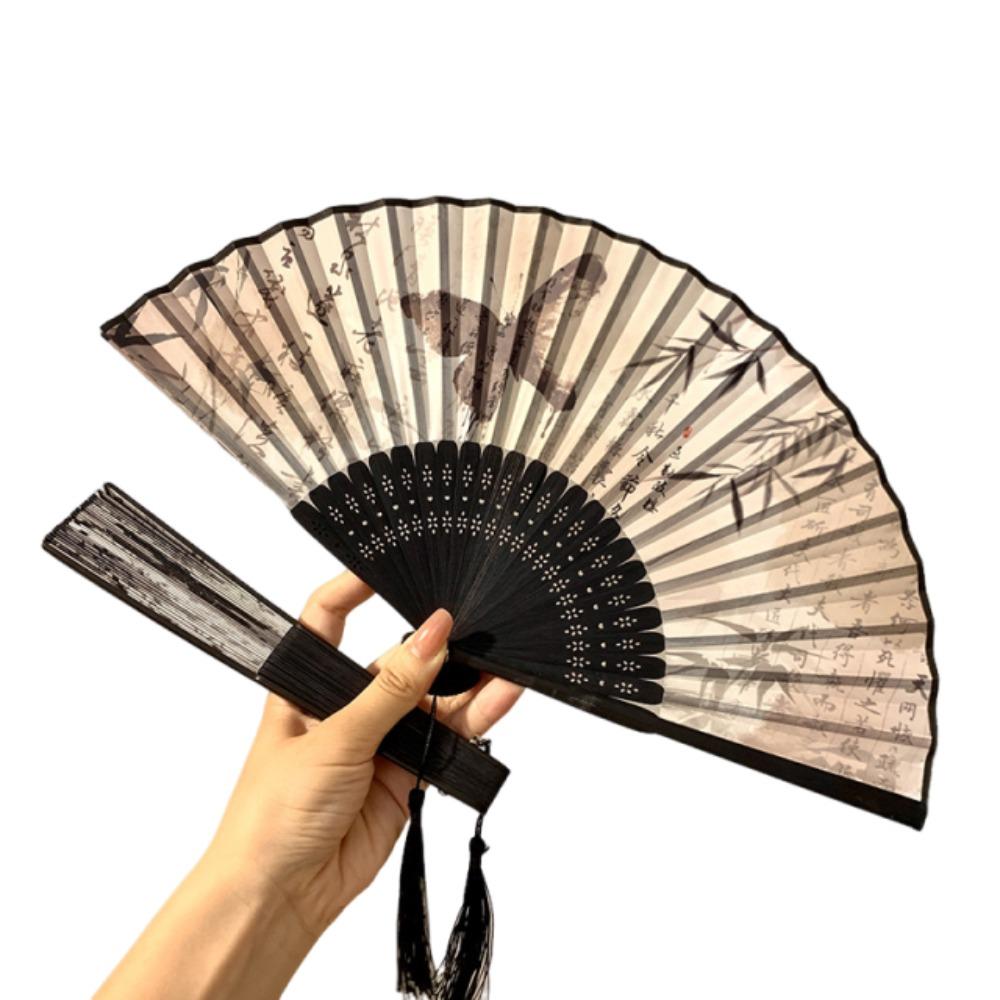 Butterfly Retro Handheld Fan Chinese Style Dance Fan Unisex Decorative Hand Fan Wedding