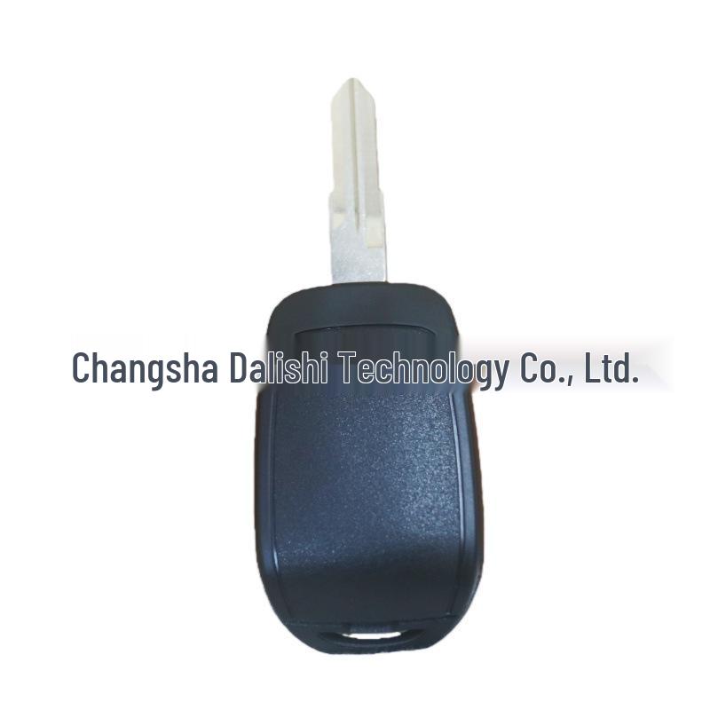 Renault 2/3-Button Remote Key Shell Replacement (No Logo, Blank, Straight Plate)