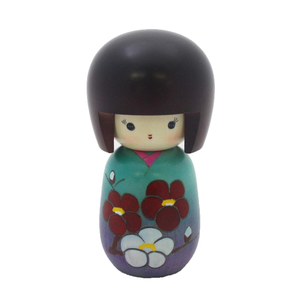 Creative Kokeshi Flower Calendar Minister Award Made by Masae Made In Japan (Plum) (Prime Winner, Fujikawa)