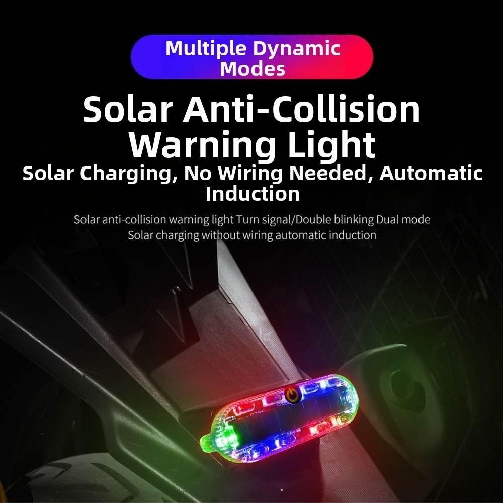 Intelligent Sensing Solar LED Warning Light Solar Powered Car Warning Light