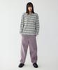 STUDIO TOMBOY Striped Cotton Polo Shirt_Melange Gray 9176122977