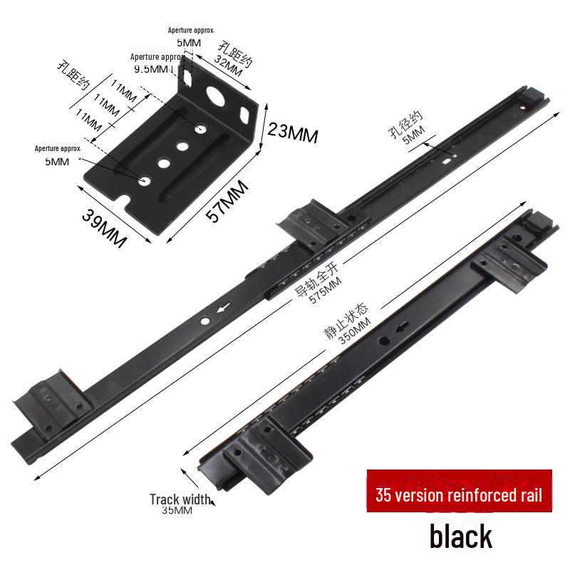 Бесшумная подставка для офисной клавиатуры с утолщенными направляющими