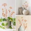 Модные Ржавые Металлические Цветы DIY Садовое Искусство Садовый Декор Искусственные Металлические Цветы Букеты Диких Цветов Для Весеннего Фермерского Дома