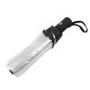 Clear Automatic Foldable Umbrella 8 Ribs 3 Folding Black Edging Transparent Auto Open Close