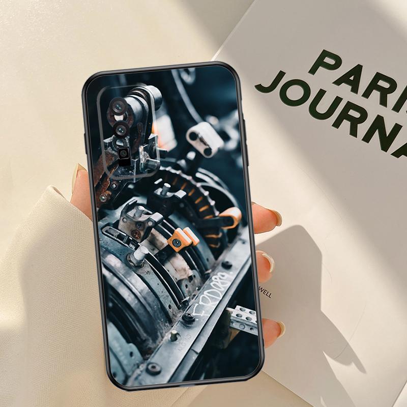 Механический корпус-двигатель для Xiaomi 15 14 Ultra 13T 14T 15T Pro 17 Pro Max POCO X7 Pro X3 X5 X6 F5 F6 F7 F8 Чехол