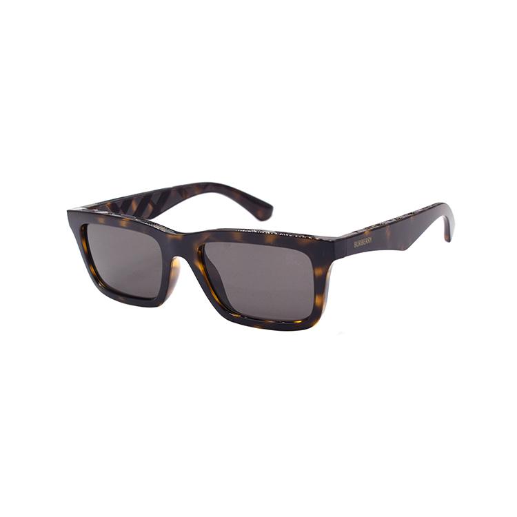 Burberry Embossed Check Rectangle Sunglasses Men sunglasses Tortoise B4475-U-3002-73