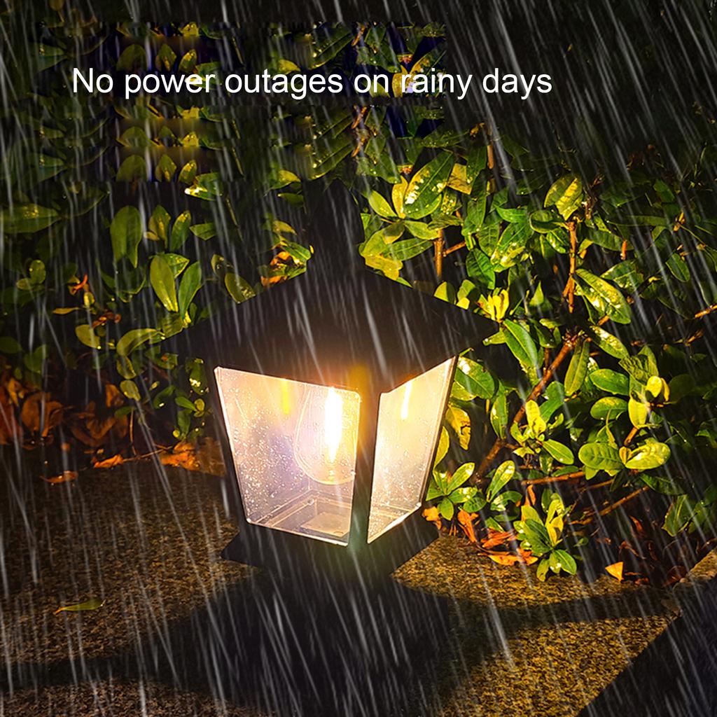 Solar Garden Light Garden Villa Pillar Light Fence Outdoor Waterproof Landscape Light Pillar Light