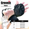 Тренировочные перчатки Greenie, Силовые тренировки, Тренажерный зал, Фитнес-перчатки, Силиконовые, Противоскользящие,