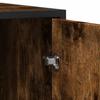 Sideboard Smoked Oak 134 x 35 x 76 cm Wood Based Panel