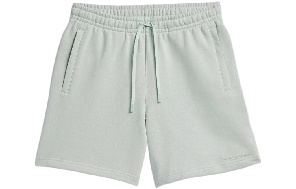 adidas Оригинальные спортивные шорты унисекс льняные зеленые средние HS4822