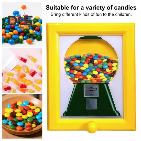 Удобная рамка для конфет, диспенсер для конфет, фоторамка, яркий цвет, простая установка, подвесная рамка для конфет, настенный декор